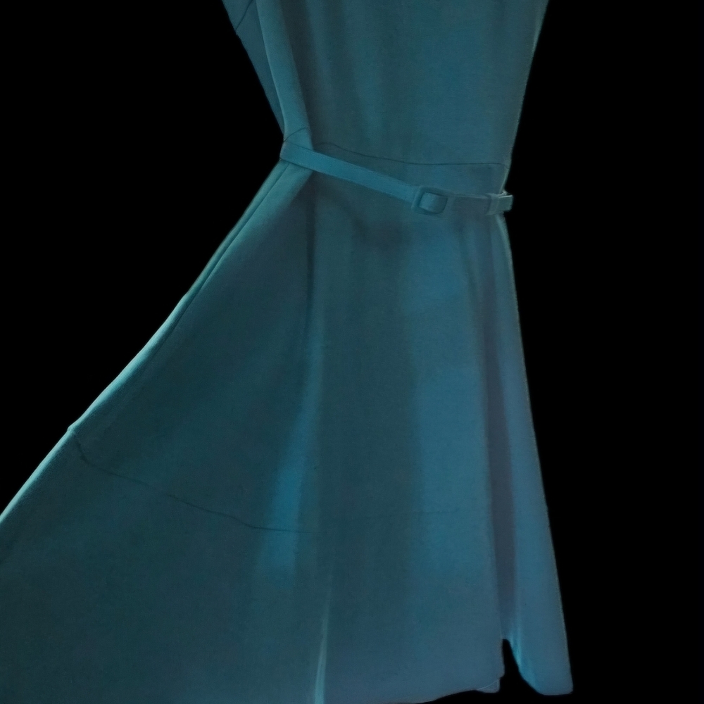Vintage Banana Republic Ol Aquarium Blue Dress